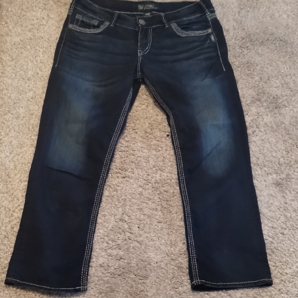 Silver Jeans Dark Indigo Denim